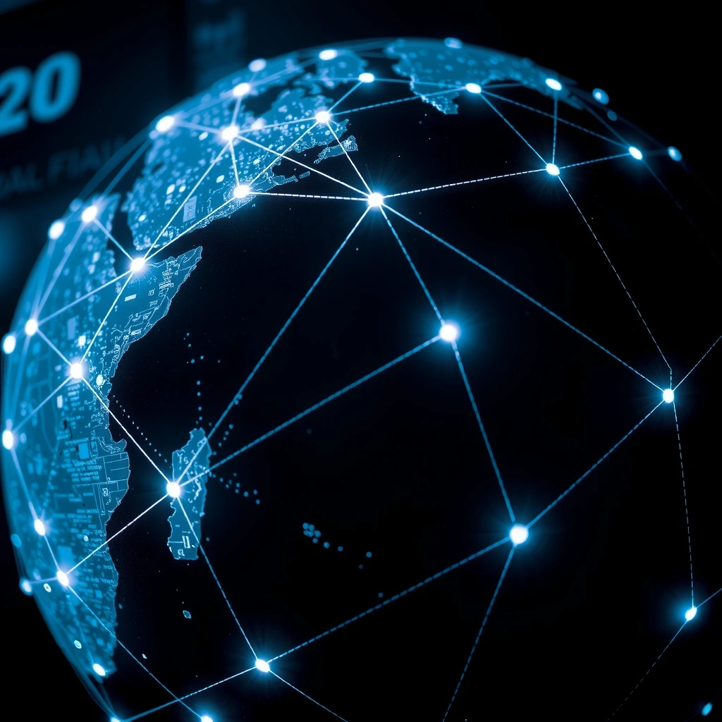 Connected global trade routes