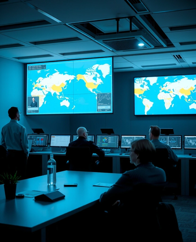 Real-time logistics monitoring center